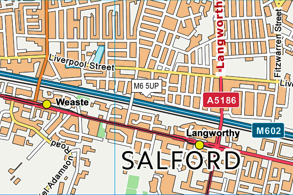M6 5UP map - OS VectorMap District (Ordnance Survey) M6 5UP map - OS VectorMap District (Ordnance Survey)