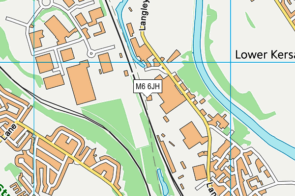 M6 6JH map - OS VectorMap District (Ordnance Survey) M6 6JH map - OS VectorMap District (Ordnance Survey)