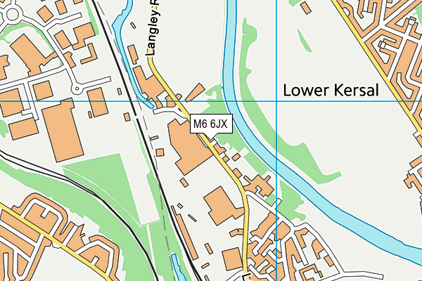 M6 6JX map - OS VectorMap District (Ordnance Survey) M6 6JX map - OS VectorMap District (Ordnance Survey)