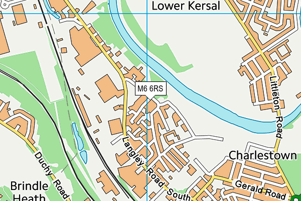 M6 6RS map - OS VectorMap District (Ordnance Survey) M6 6RS map - OS VectorMap District (Ordnance Survey)