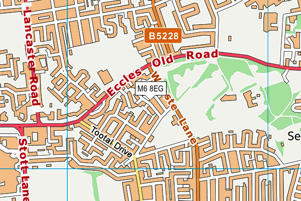 M6 8EG map - OS VectorMap District (Ordnance Survey) M6 8EG map - OS VectorMap District (Ordnance Survey)