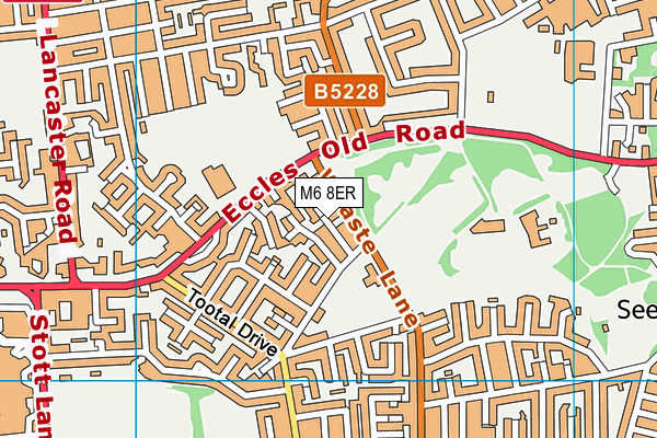 M6 8ER map - OS VectorMap District (Ordnance Survey) M6 8ER map - OS VectorMap District (Ordnance Survey)