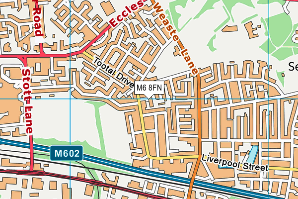 M6 8FN map - OS VectorMap District (Ordnance Survey) M6 8FN map - OS VectorMap District (Ordnance Survey)