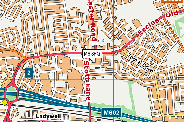 M6 8FQ map - OS VectorMap District (Ordnance Survey) M6 8FQ map - OS VectorMap District (Ordnance Survey)