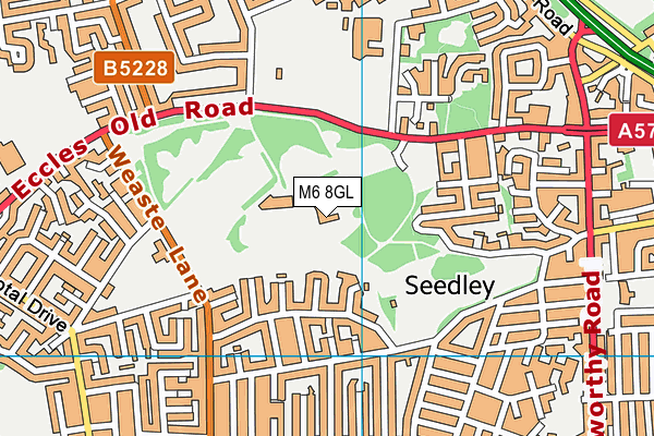 M6 8GL map - OS VectorMap District (Ordnance Survey) M6 8GL map - OS VectorMap District (Ordnance Survey)
