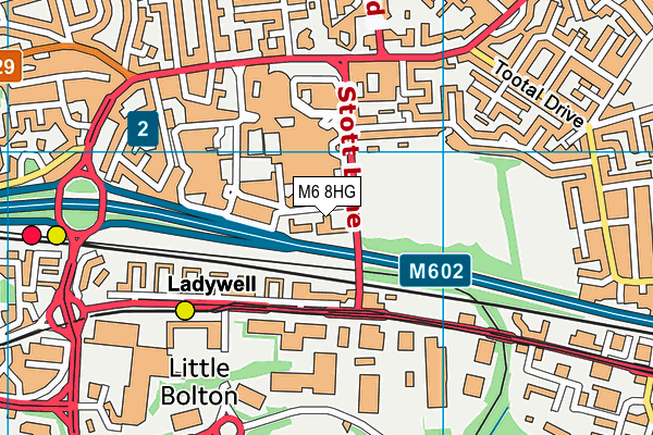 M6 8HG map - OS VectorMap District (Ordnance Survey) M6 8HG map - OS VectorMap District (Ordnance Survey)