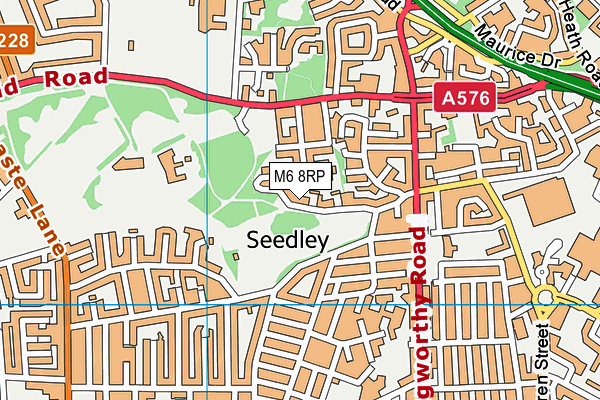 M6 8RP map - OS VectorMap District (Ordnance Survey) M6 8RP map - OS VectorMap District (Ordnance Survey)