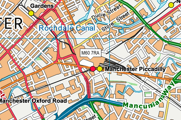 M60 7RA map - OS VectorMap District (Ordnance Survey) M60 7RA map - OS VectorMap District (Ordnance Survey)