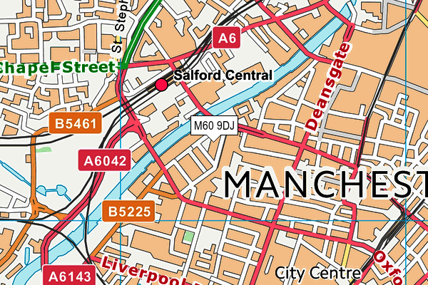M60 9DJ map - OS VectorMap District (Ordnance Survey) M60 9DJ map - OS VectorMap District (Ordnance Survey)