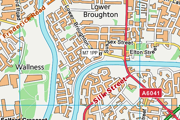 M7 1PP map - OS VectorMap District (Ordnance Survey) M7 1PP map - OS VectorMap District (Ordnance Survey)