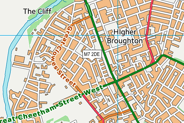 M7 2DE map - OS VectorMap District (Ordnance Survey) M7 2DE map - OS VectorMap District (Ordnance Survey)