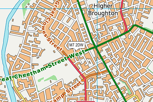 M7 2DW map - OS VectorMap District (Ordnance Survey) M7 2DW map - OS VectorMap District (Ordnance Survey)