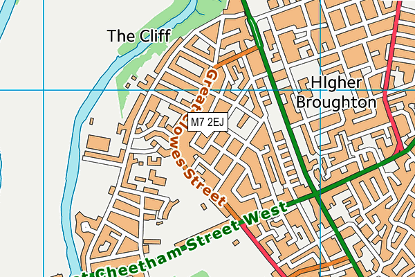 M7 2EJ map - OS VectorMap District (Ordnance Survey) M7 2EJ map - OS VectorMap District (Ordnance Survey)