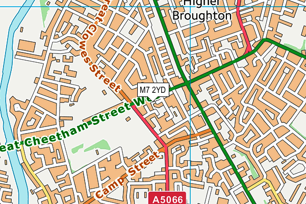 M7 2YD map - OS VectorMap District (Ordnance Survey) M7 2YD map - OS VectorMap District (Ordnance Survey)