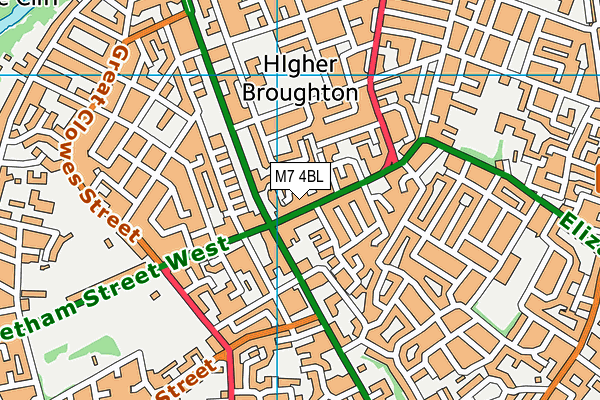 M7 4BL map - OS VectorMap District (Ordnance Survey) M7 4BL map - OS VectorMap District (Ordnance Survey)