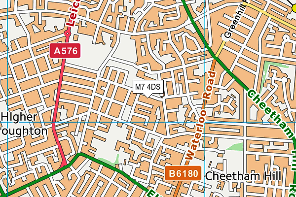 M7 4DS map - OS VectorMap District (Ordnance Survey) M7 4DS map - OS VectorMap District (Ordnance Survey)