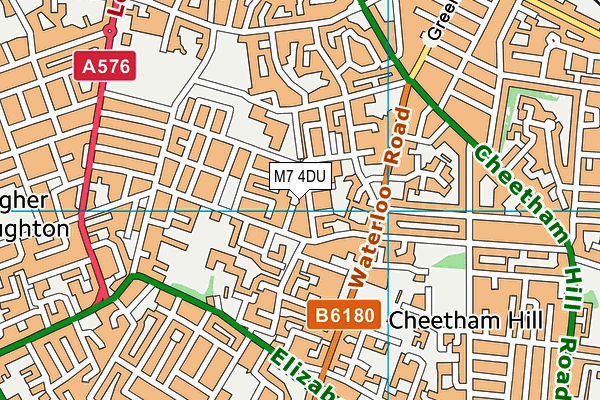 M7 4DU map - OS VectorMap District (Ordnance Survey) M7 4DU map - OS VectorMap District (Ordnance Survey)