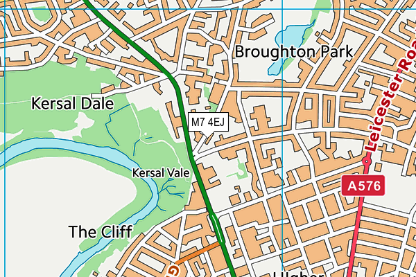 M7 4EJ map - OS VectorMap District (Ordnance Survey) M7 4EJ map - OS VectorMap District (Ordnance Survey)