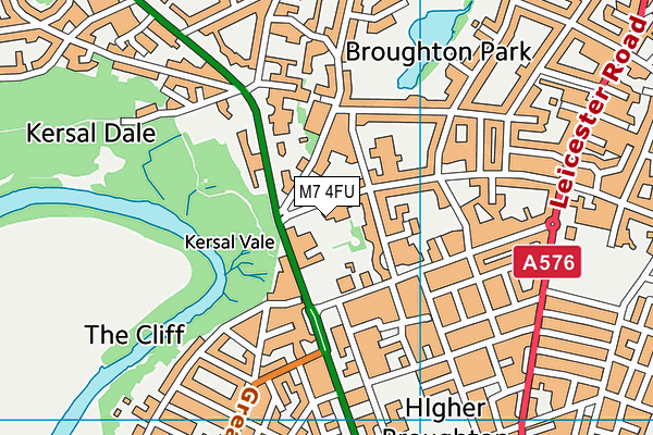 M7 4FU map - OS VectorMap District (Ordnance Survey) M7 4FU map - OS VectorMap District (Ordnance Survey)