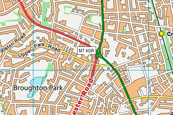 M7 4GR map - OS VectorMap District (Ordnance Survey) M7 4GR map - OS VectorMap District (Ordnance Survey)