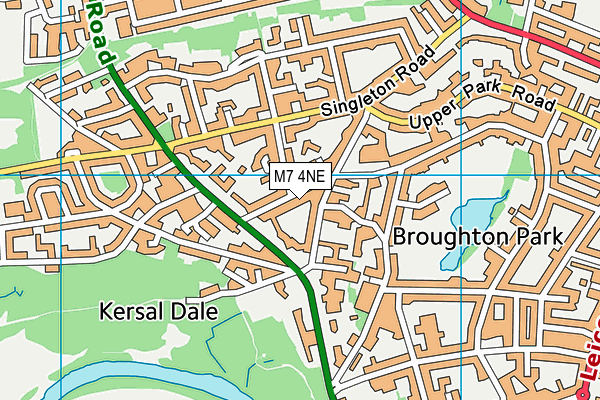 M7 4NE map - OS VectorMap District (Ordnance Survey) M7 4NE map - OS VectorMap District (Ordnance Survey)