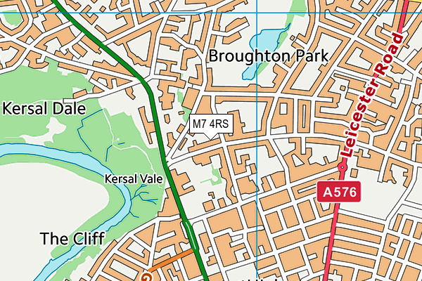 M7 4RS map - OS VectorMap District (Ordnance Survey) M7 4RS map - OS VectorMap District (Ordnance Survey)