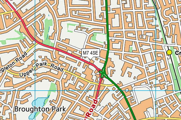M7 4SE map - OS VectorMap District (Ordnance Survey) M7 4SE map - OS VectorMap District (Ordnance Survey)
