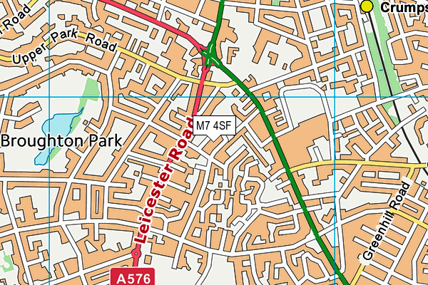 M7 4SF map - OS VectorMap District (Ordnance Survey) M7 4SF map - OS VectorMap District (Ordnance Survey)
