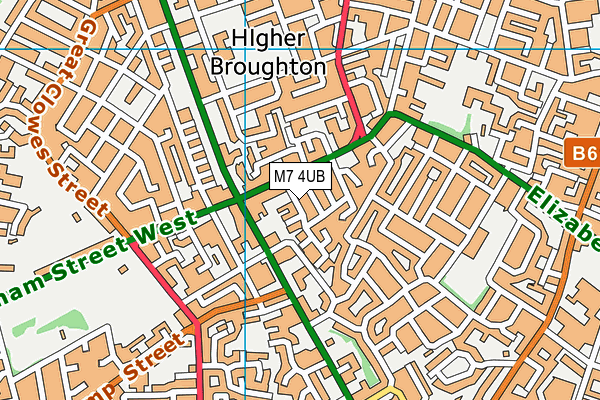 M7 4UB map - OS VectorMap District (Ordnance Survey) M7 4UB map - OS VectorMap District (Ordnance Survey)