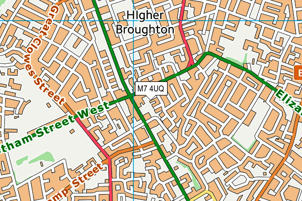 M7 4UQ map - OS VectorMap District (Ordnance Survey) M7 4UQ map - OS VectorMap District (Ordnance Survey)