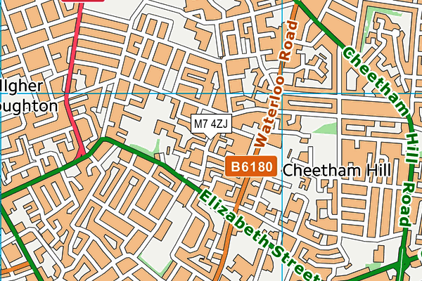 M7 4ZJ map - OS VectorMap District (Ordnance Survey) M7 4ZJ map - OS VectorMap District (Ordnance Survey)