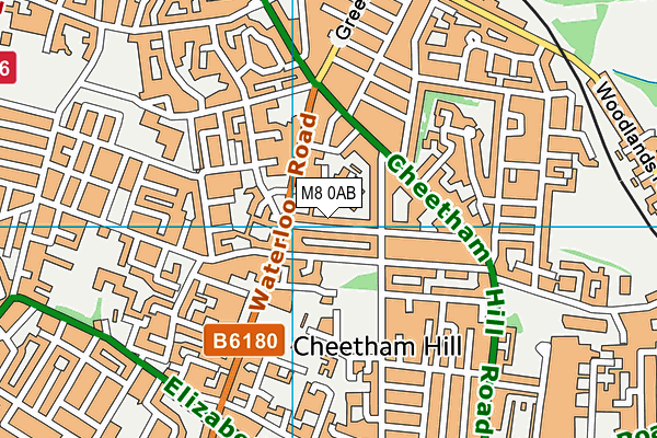 M8 0AB map - OS VectorMap District (Ordnance Survey) M8 0AB map - OS VectorMap District (Ordnance Survey)