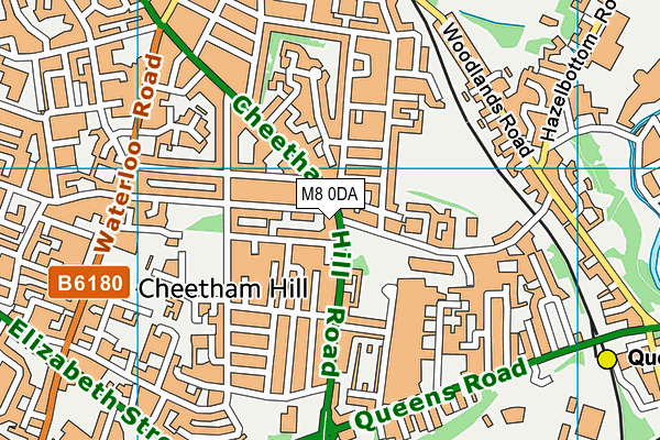M8 0DA map - OS VectorMap District (Ordnance Survey) M8 0DA map - OS VectorMap District (Ordnance Survey)