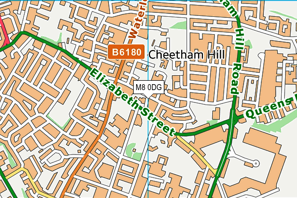 M8 0DG map - OS VectorMap District (Ordnance Survey) M8 0DG map - OS VectorMap District (Ordnance Survey)