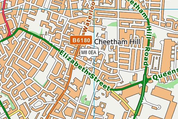 M8 0EA map - OS VectorMap District (Ordnance Survey) M8 0EA map - OS VectorMap District (Ordnance Survey)