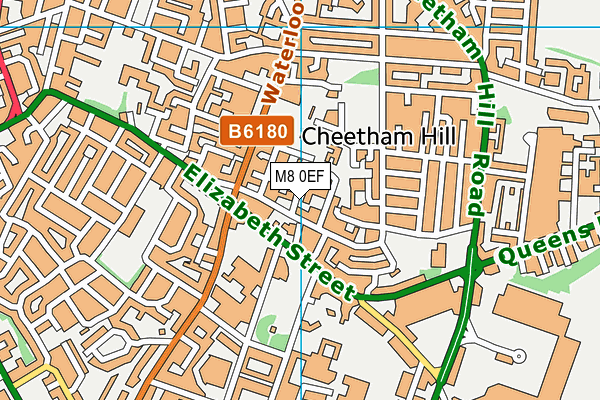 M8 0EF map - OS VectorMap District (Ordnance Survey) M8 0EF map - OS VectorMap District (Ordnance Survey)