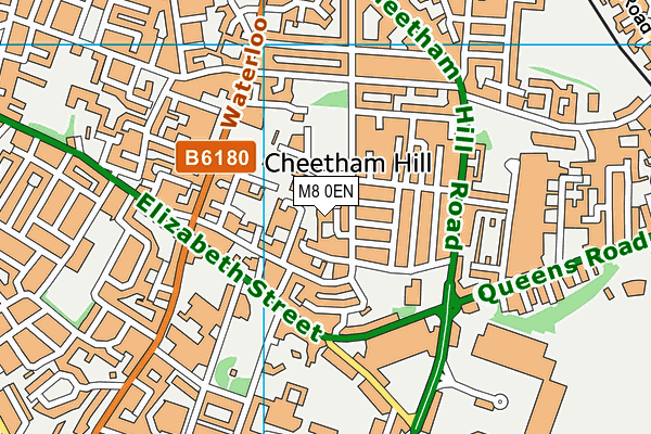 M8 0EN map - OS VectorMap District (Ordnance Survey) M8 0EN map - OS VectorMap District (Ordnance Survey)