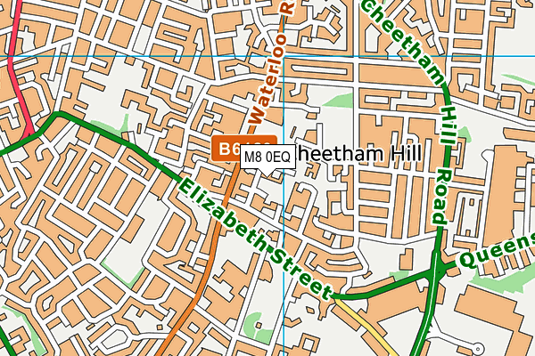M8 0EQ map - OS VectorMap District (Ordnance Survey) M8 0EQ map - OS VectorMap District (Ordnance Survey)