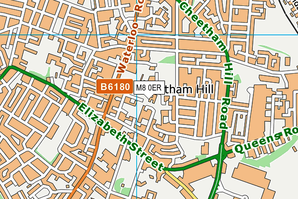 M8 0ER map - OS VectorMap District (Ordnance Survey) M8 0ER map - OS VectorMap District (Ordnance Survey)