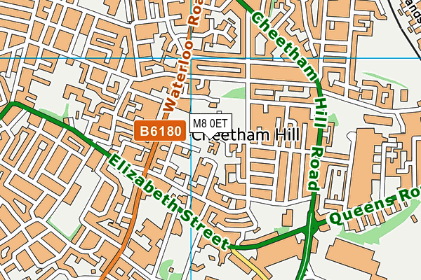 M8 0ET map - OS VectorMap District (Ordnance Survey) M8 0ET map - OS VectorMap District (Ordnance Survey)