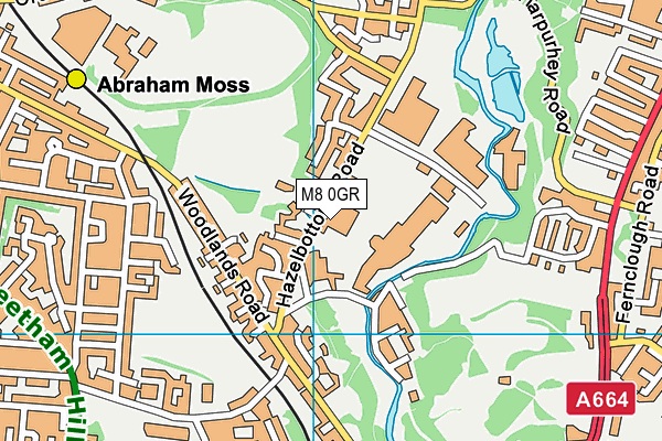 M8 0GR map - OS VectorMap District (Ordnance Survey) M8 0GR map - OS VectorMap District (Ordnance Survey)