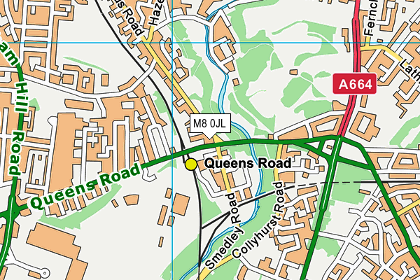 M8 0JL map - OS VectorMap District (Ordnance Survey) M8 0JL map - OS VectorMap District (Ordnance Survey)