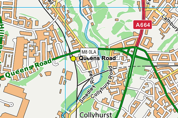 M8 0LA map - OS VectorMap District (Ordnance Survey) M8 0LA map - OS VectorMap District (Ordnance Survey)