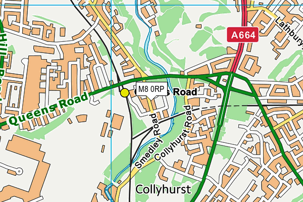 M8 0RP map - OS VectorMap District (Ordnance Survey) M8 0RP map - OS VectorMap District (Ordnance Survey)