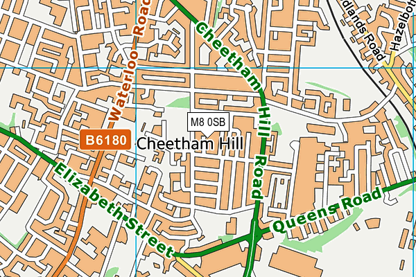 M8 0SB map - OS VectorMap District (Ordnance Survey) M8 0SB map - OS VectorMap District (Ordnance Survey)