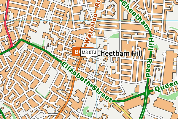 M8 0TJ map - OS VectorMap District (Ordnance Survey) M8 0TJ map - OS VectorMap District (Ordnance Survey)