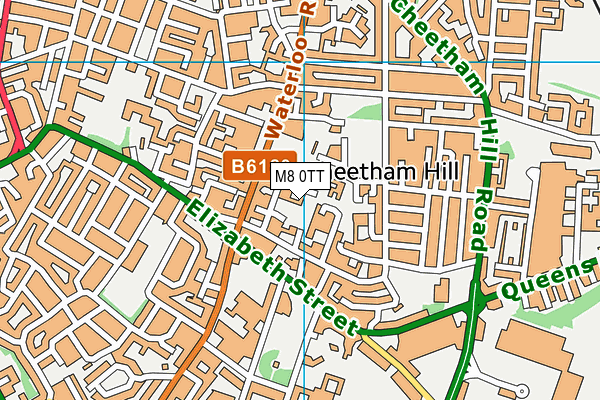 M8 0TT map - OS VectorMap District (Ordnance Survey) M8 0TT map - OS VectorMap District (Ordnance Survey)
