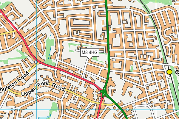 M8 4HG map - OS VectorMap District (Ordnance Survey) M8 4HG map - OS VectorMap District (Ordnance Survey)