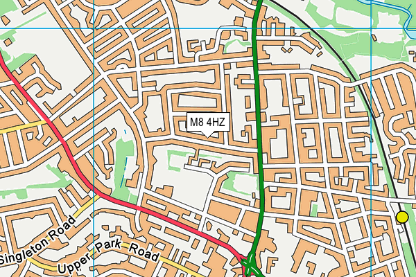 M8 4HZ map - OS VectorMap District (Ordnance Survey) M8 4HZ map - OS VectorMap District (Ordnance Survey)