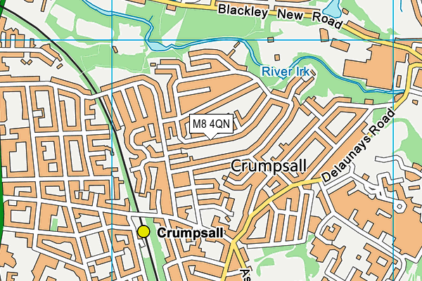 M8 4QN map - OS VectorMap District (Ordnance Survey) M8 4QN map - OS VectorMap District (Ordnance Survey)